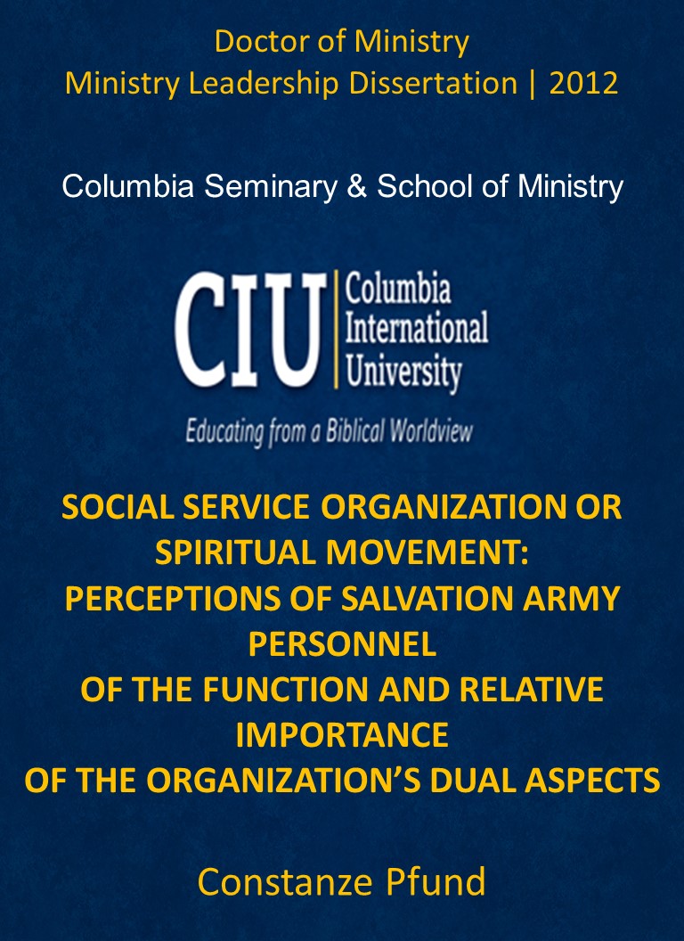 Title details for SOCIAL SERVICE ORGANIZATION OR SPIRITUAL MOVEMENT: by Constanze Pfund - Available